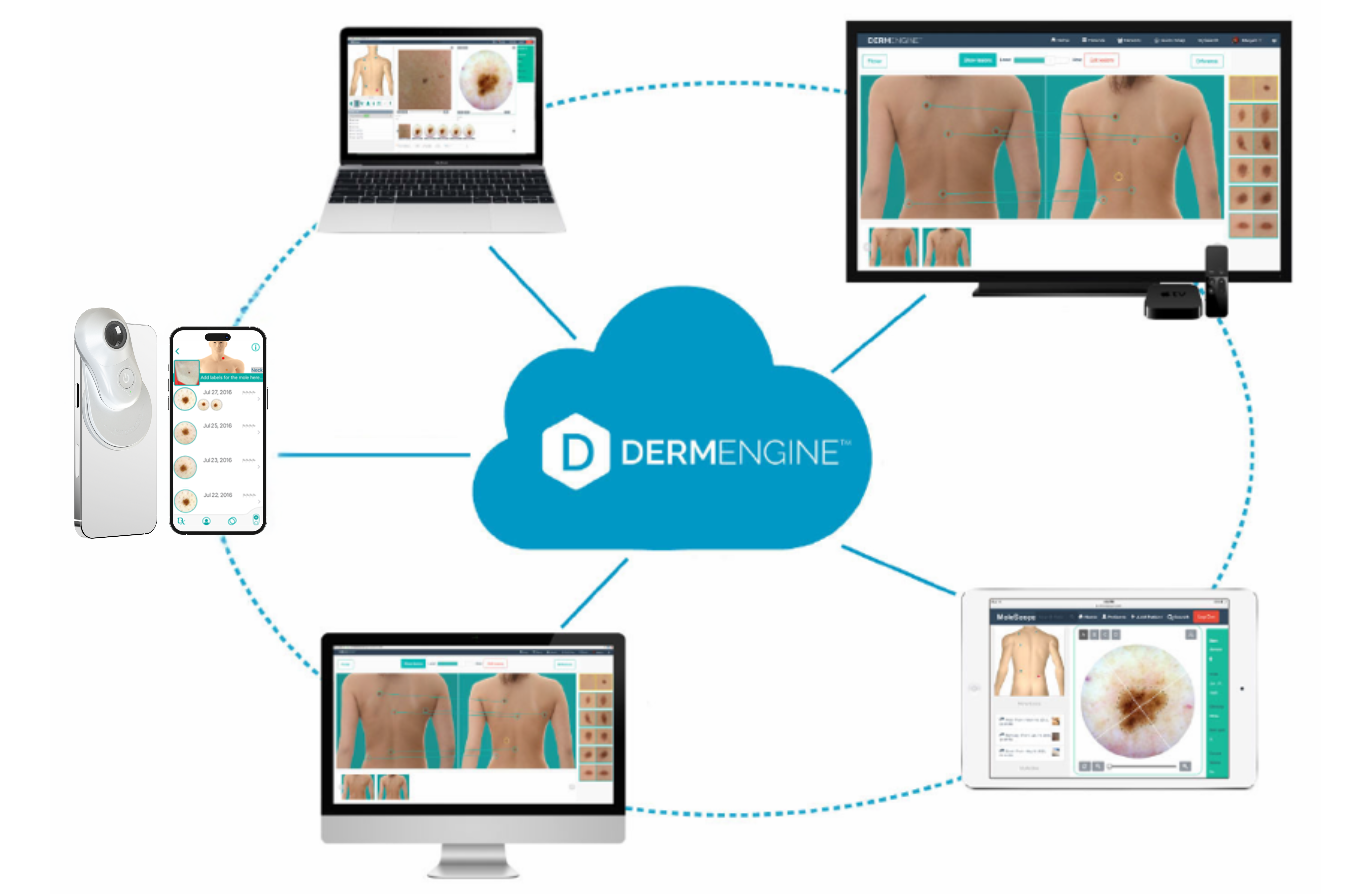 DermEngine Cloud Platform accessible